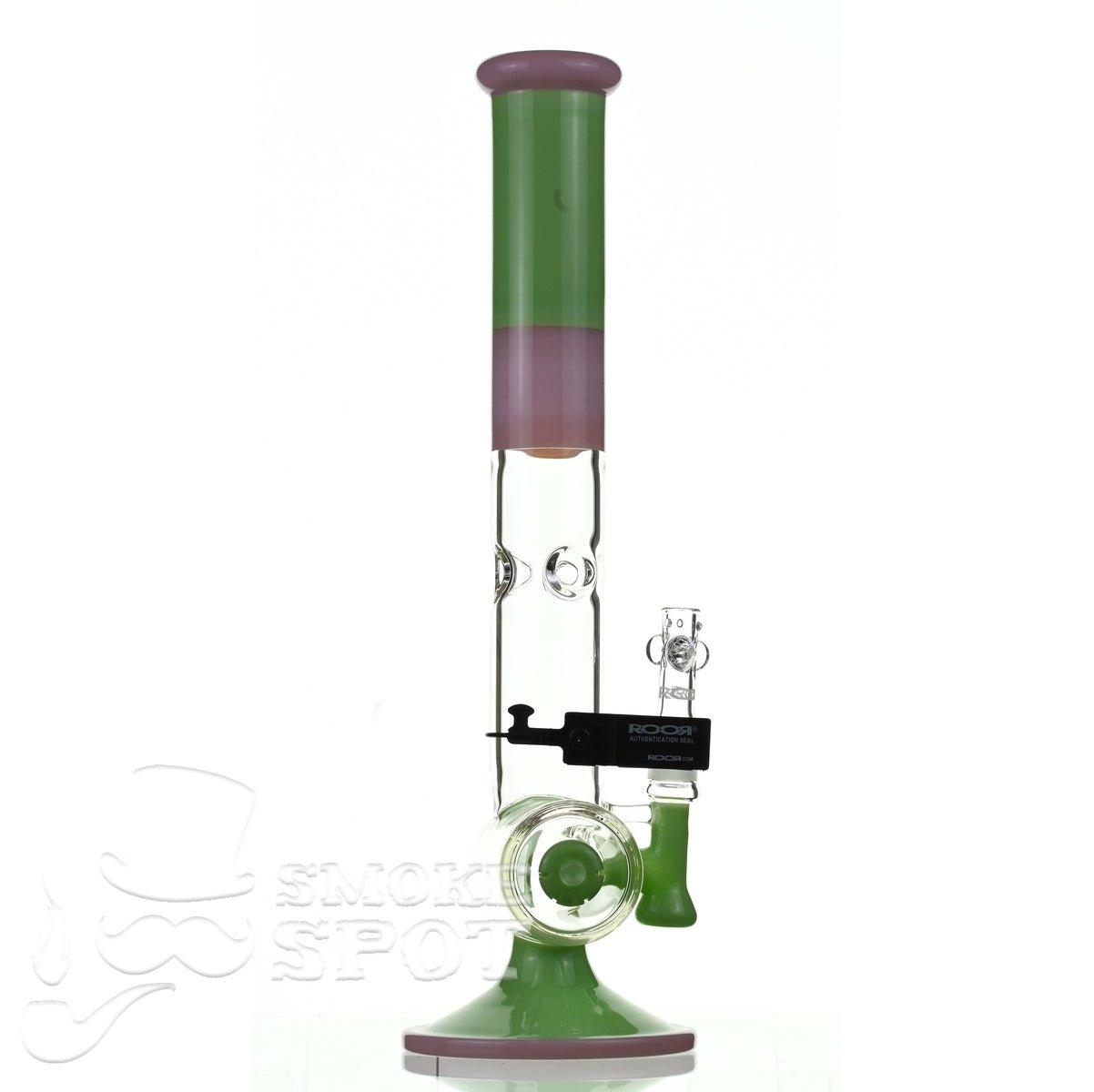 Roor Tech 18 inch inline pink mint - Smoke Spot Smoke Shop