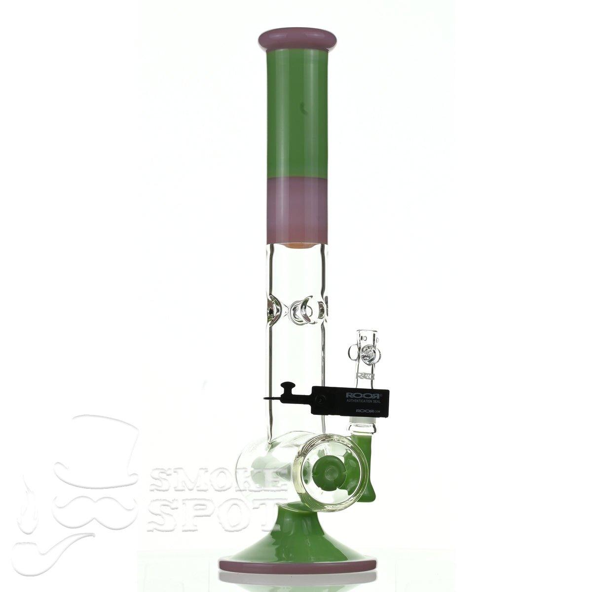 Roor Tech 18 inch inline pink mint - Smoke Spot Smoke Shop