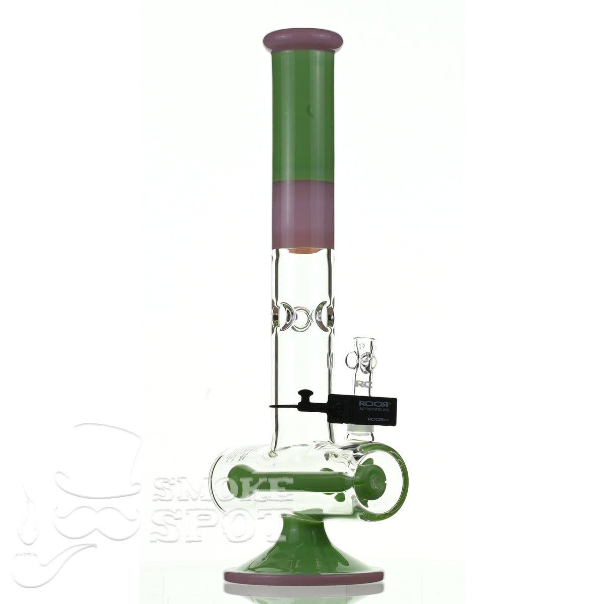 Roor Tech 18 inch inline pink mint - Smoke Spot Smoke Shop