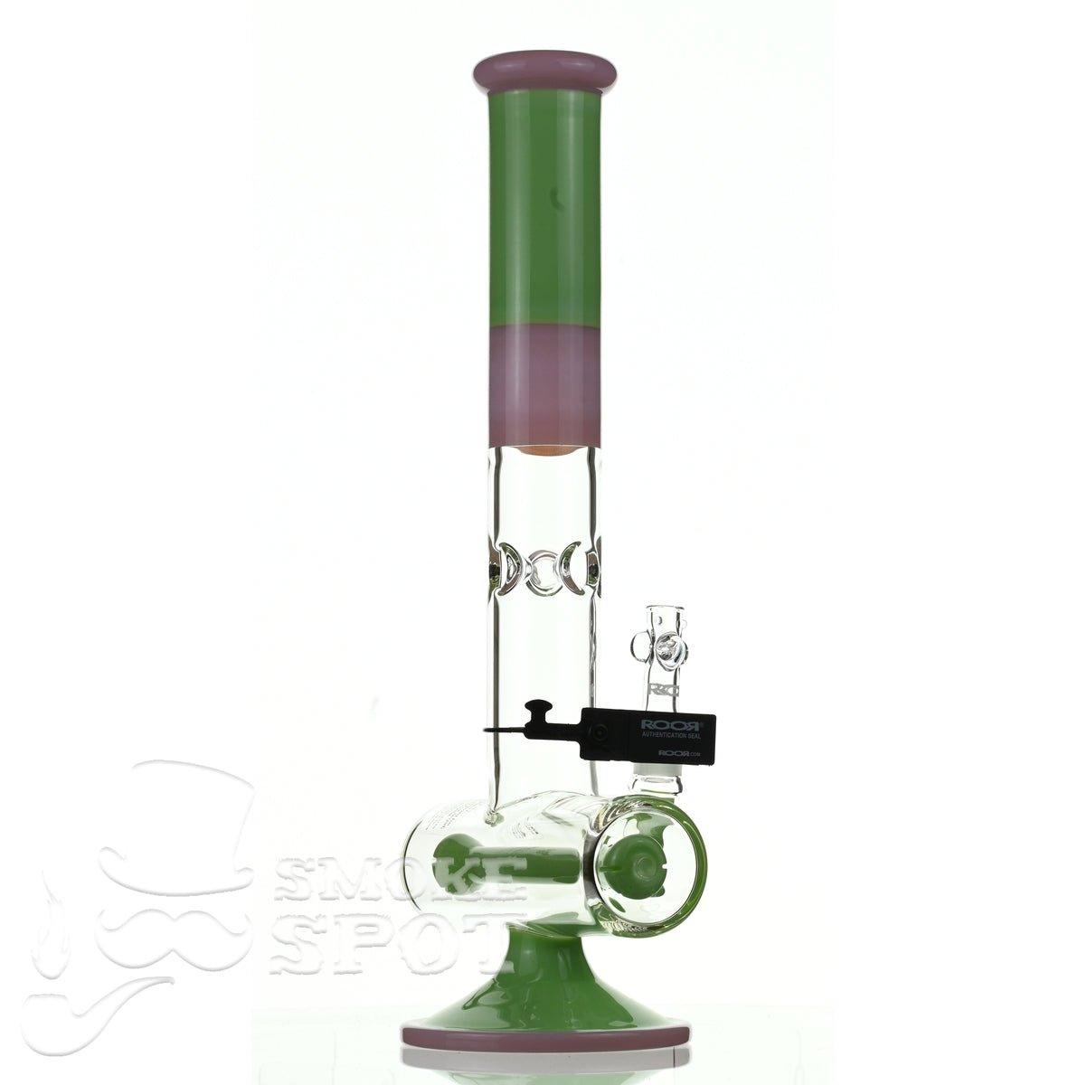 Roor Tech 18 inch inline pink mint - Smoke Spot Smoke Shop