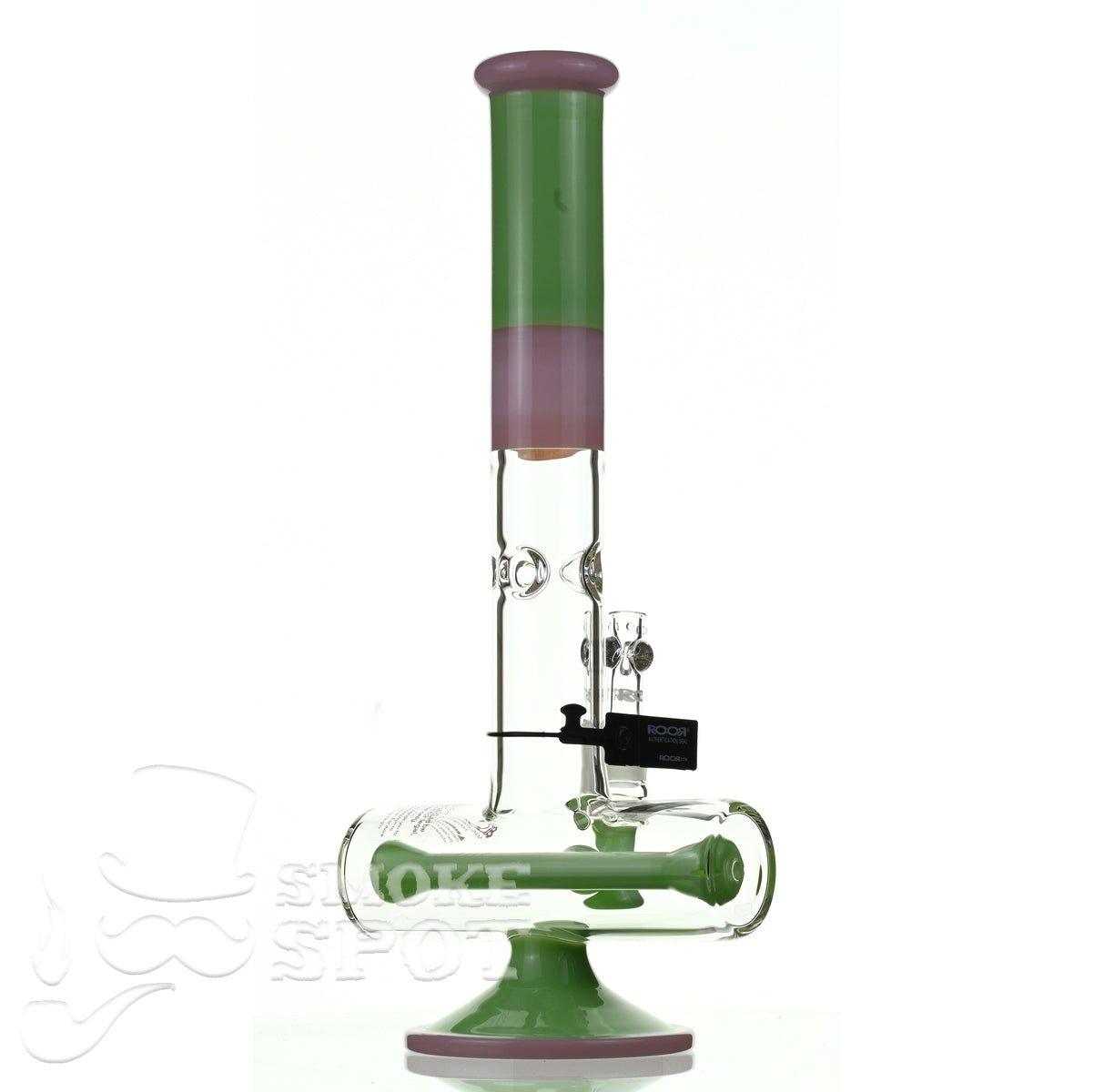 Roor Tech 18 inch inline pink mint - Smoke Spot Smoke Shop