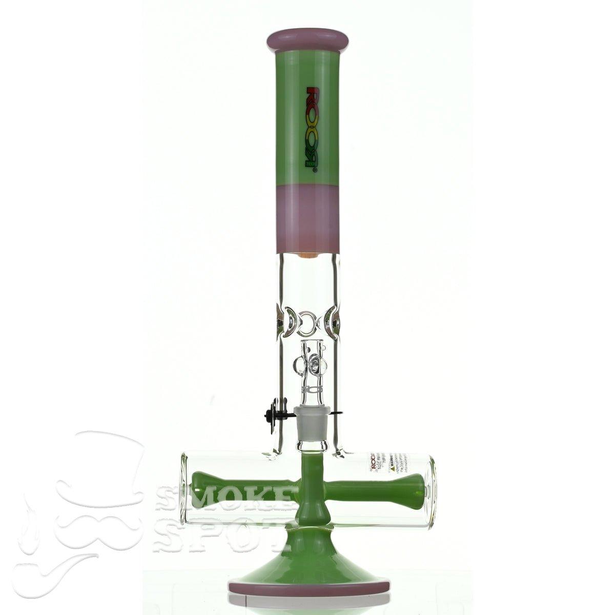 Roor Tech 18 inch inline pink mint - Smoke Spot Smoke Shop