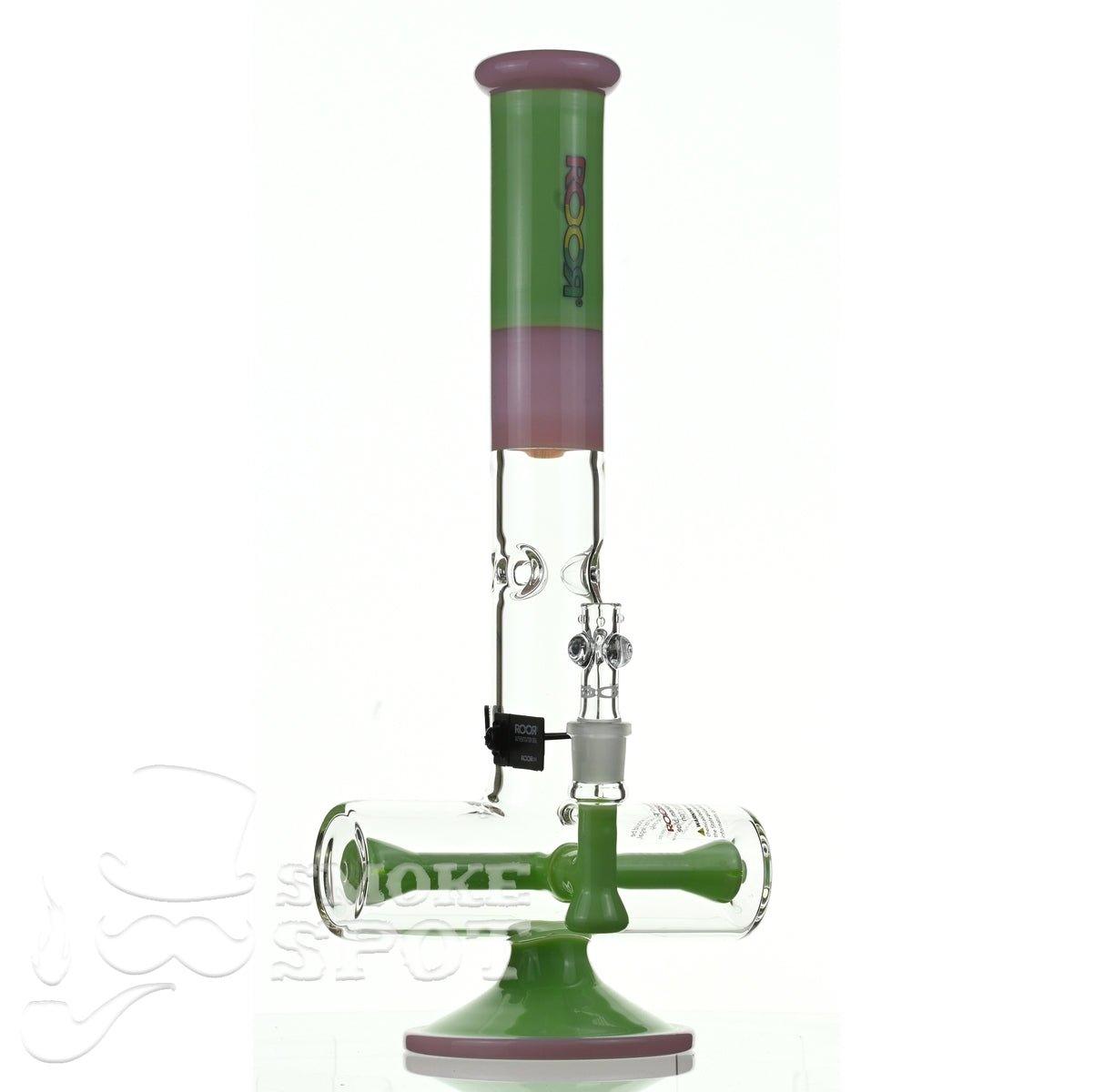 Roor Tech 18 inch inline pink mint - Smoke Spot Smoke Shop