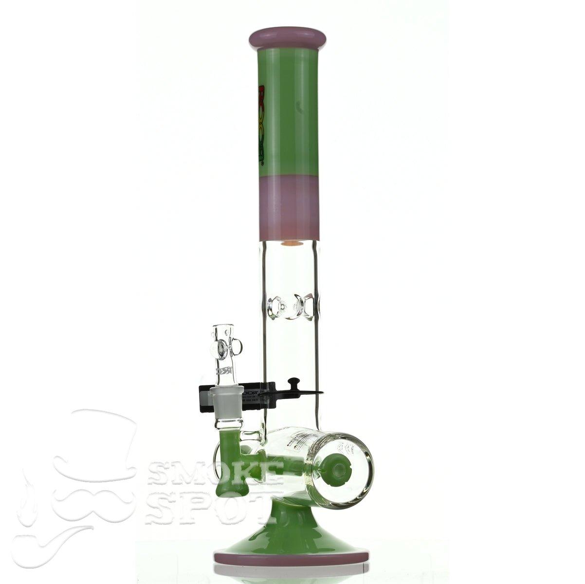 Roor Tech 18 inch inline pink mint - Smoke Spot Smoke Shop