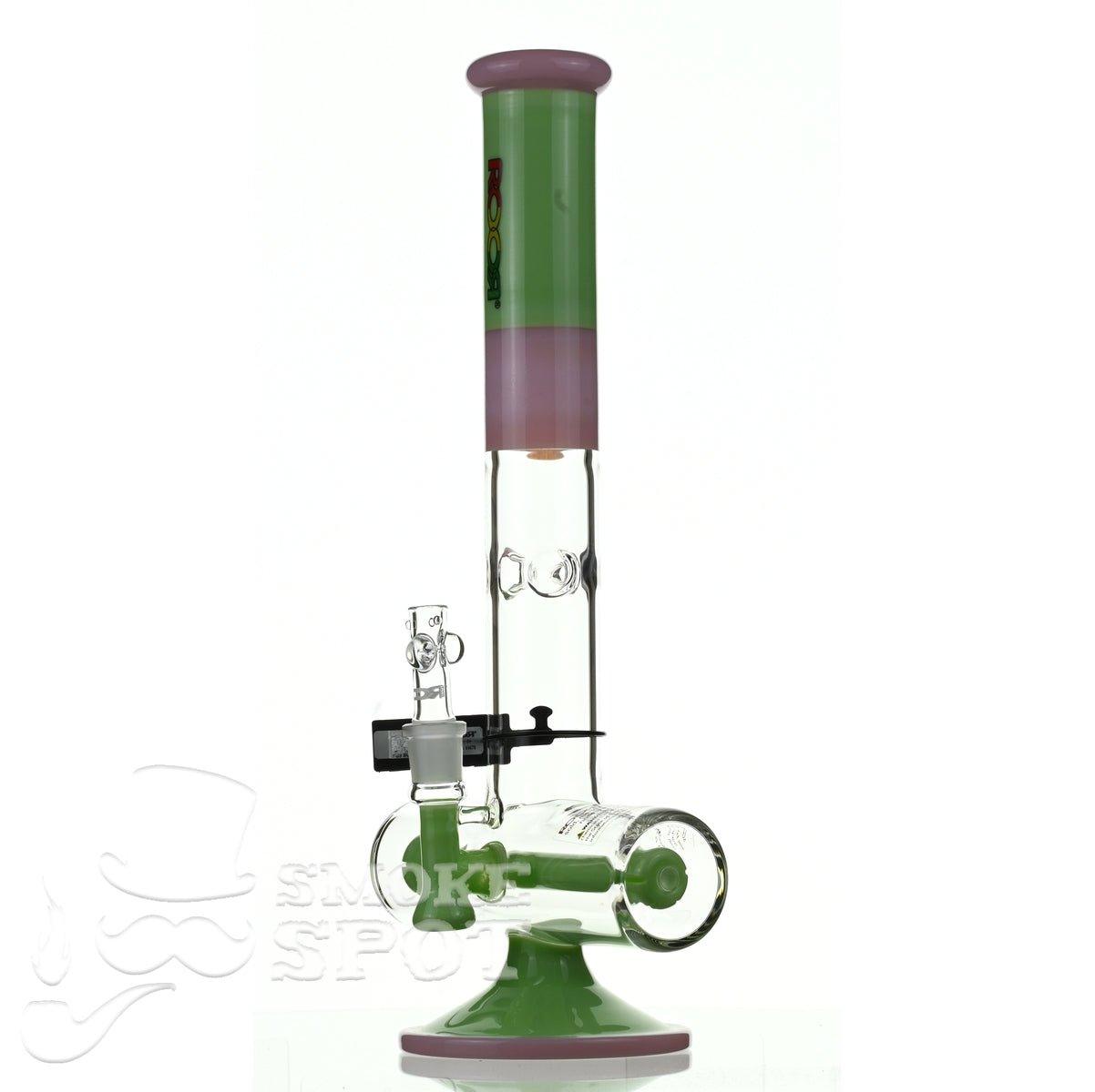 Roor Tech 18 inch inline pink mint - Smoke Spot Smoke Shop