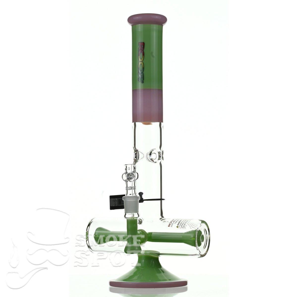 Roor Tech 18 inch inline pink mint - Smoke Spot Smoke Shop