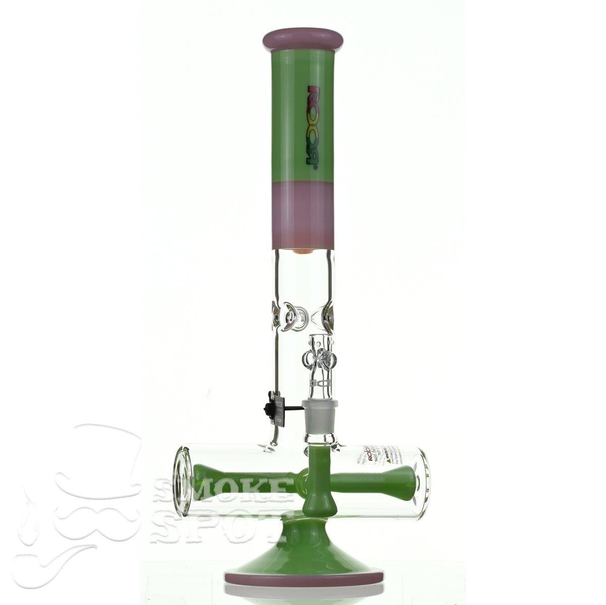 Roor Tech 18 inch inline pink mint - Smoke Spot Smoke Shop