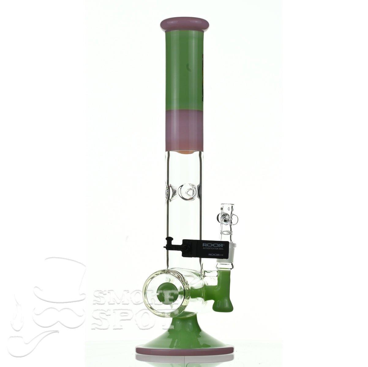 Roor Tech 18 inch inline pink mint - Smoke Spot Smoke Shop