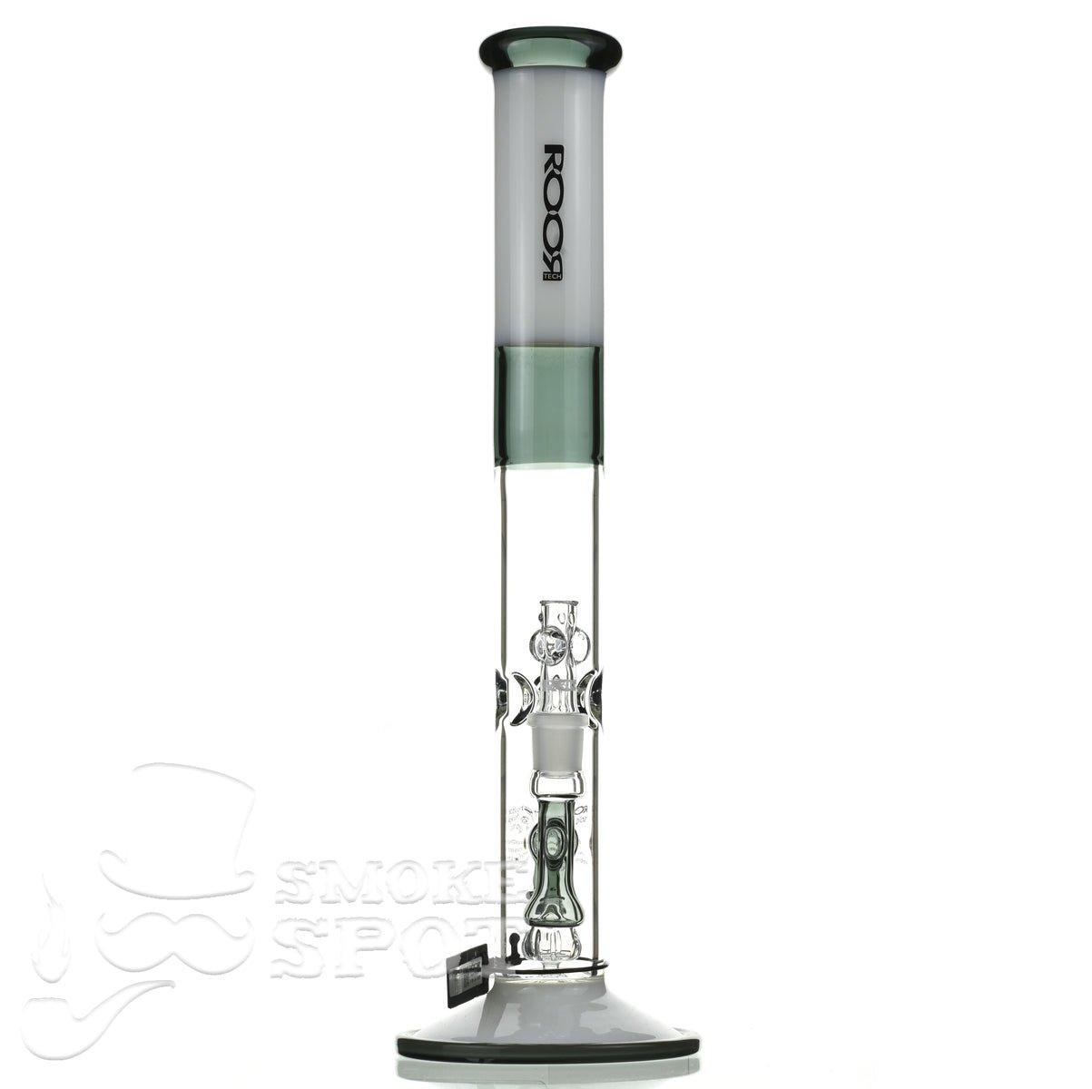 Roor Tech fixed 18 inch 50x5 straight white & smoke - Smoke Spot Smoke Shop