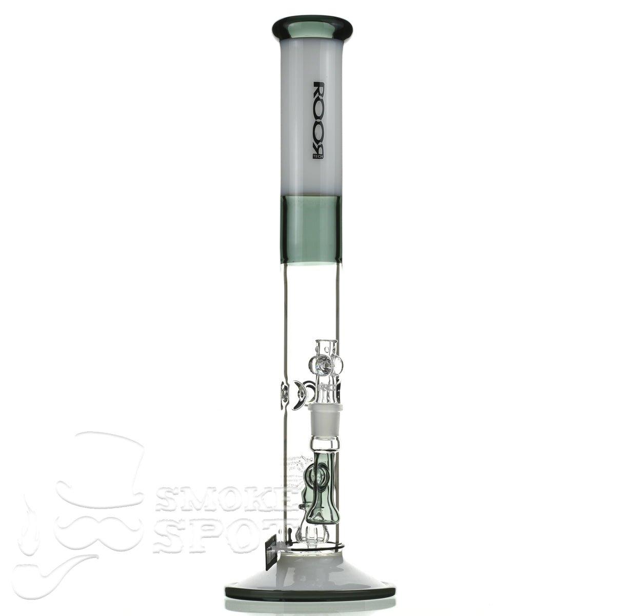Roor Tech fixed 18 inch 50x5 straight white & smoke - Smoke Spot Smoke Shop