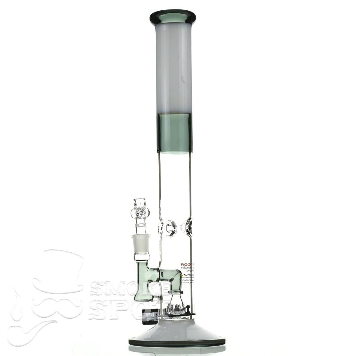Roor Tech fixed 18 inch 50x5 straight white & smoke - Smoke Spot Smoke Shop