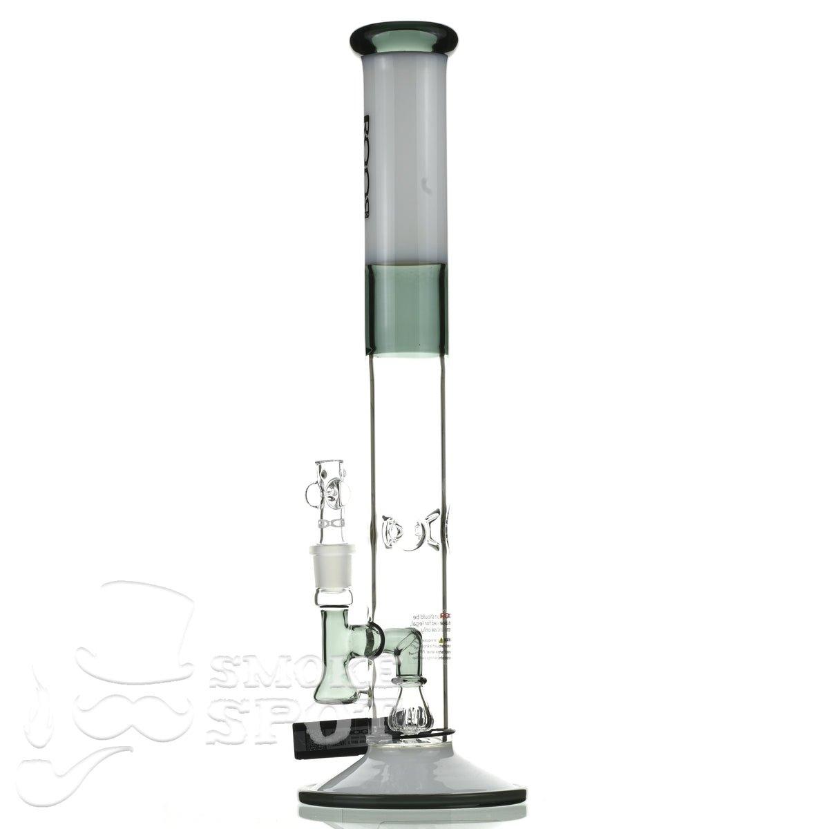 Roor Tech fixed 18 inch 50x5 straight white & smoke - Smoke Spot Smoke Shop