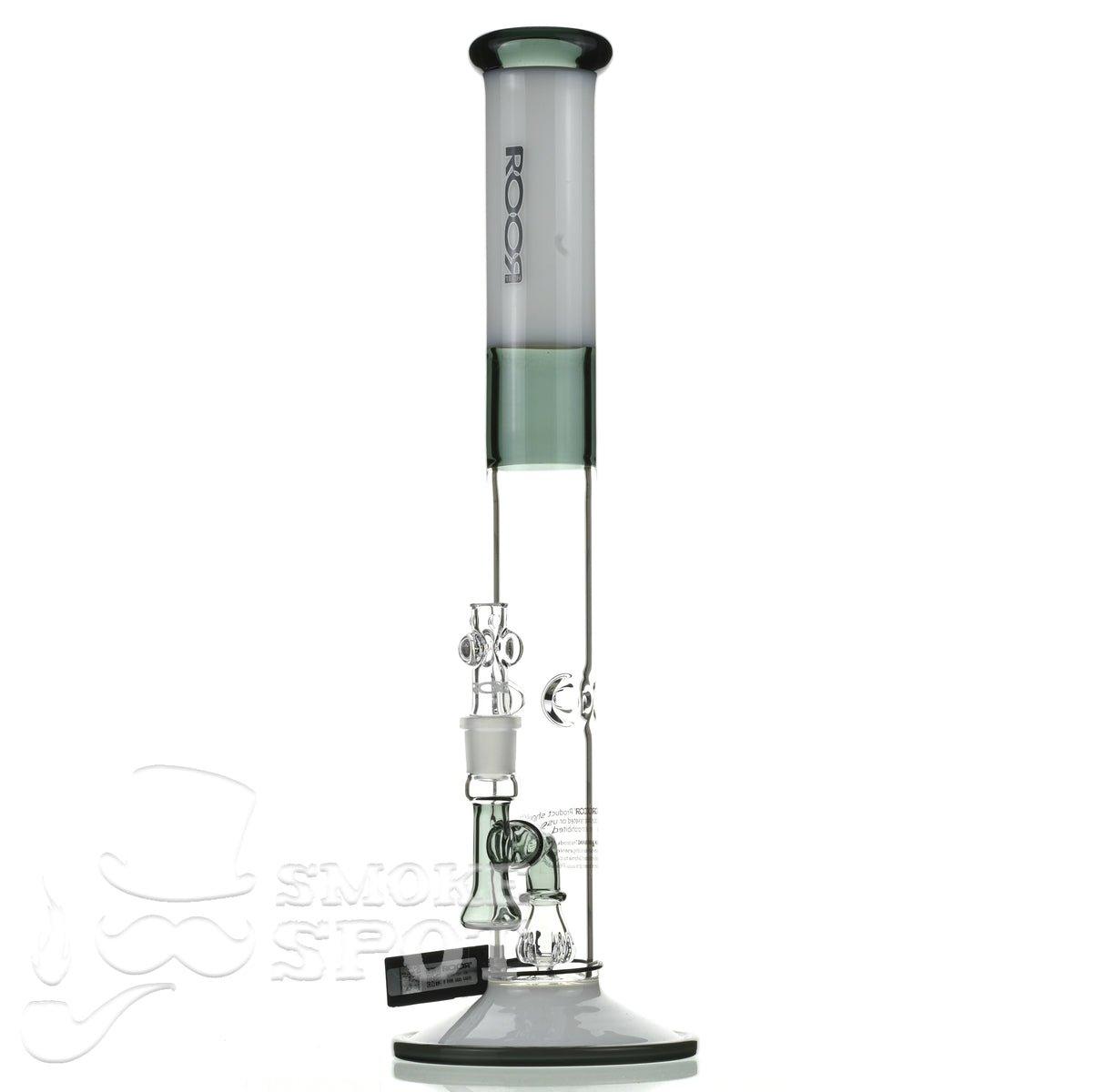 Roor Tech fixed 18 inch 50x5 straight white & smoke - Smoke Spot Smoke Shop