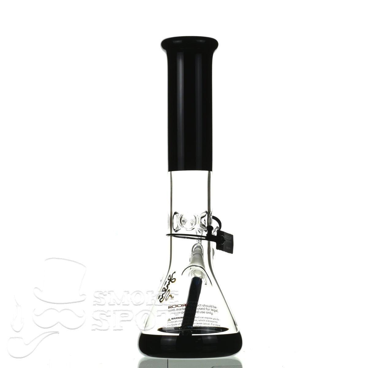 ROOR tech glass beaker 14 inch 50x5 black - Smoke Spot Smoke Shop
