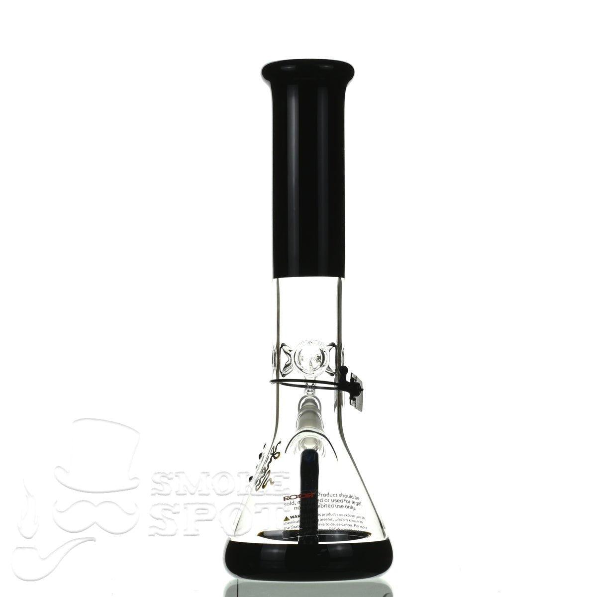 ROOR tech glass beaker 14 inch 50x5 black - Smoke Spot Smoke Shop