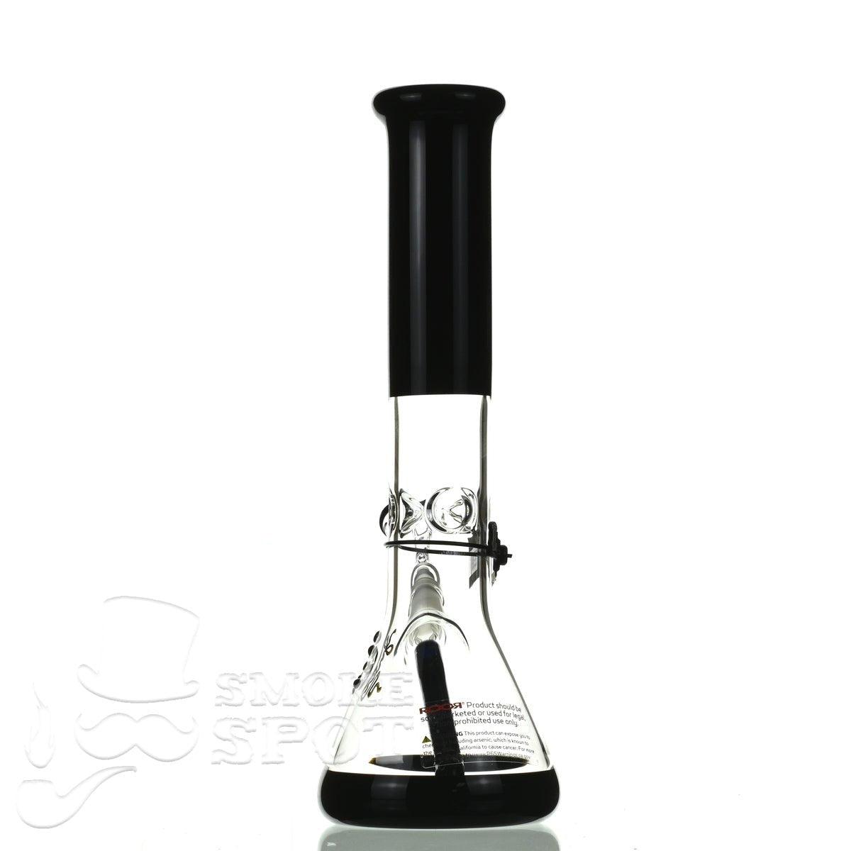 ROOR tech glass beaker 14 inch 50x5 black - Smoke Spot Smoke Shop