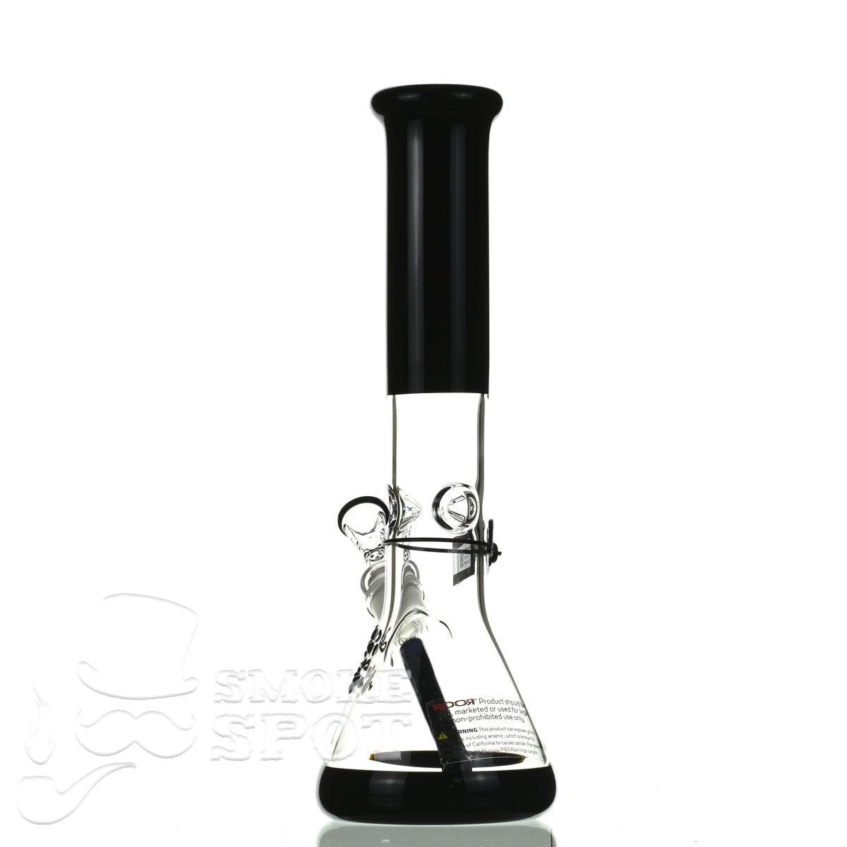 ROOR tech glass beaker 14 inch 50x5 black - Smoke Spot Smoke Shop
