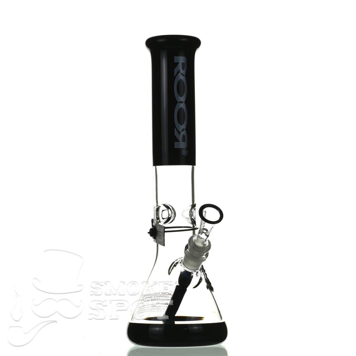 ROOR tech glass beaker 14 inch 50x5 black - Smoke Spot Smoke Shop