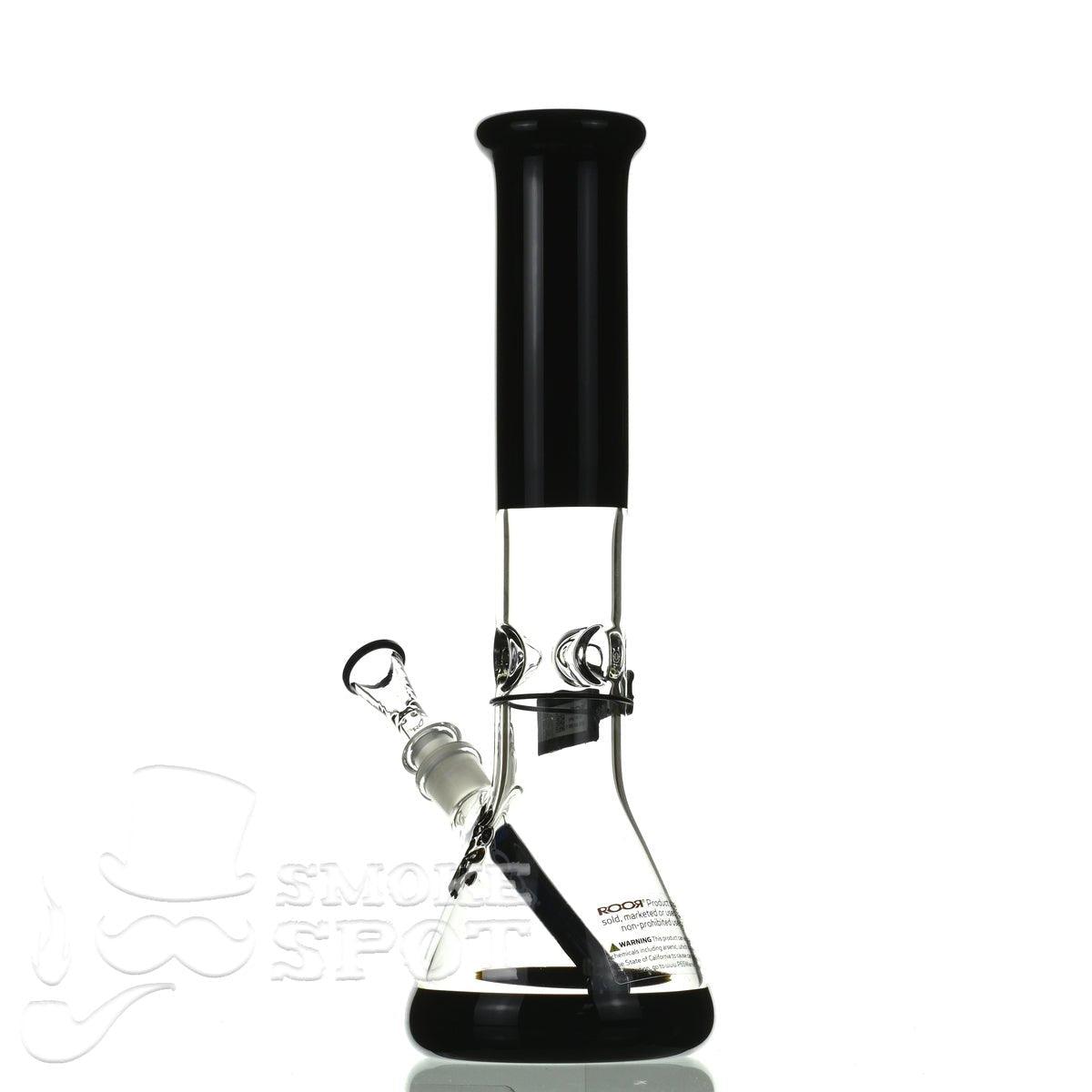 ROOR tech glass beaker 14 inch 50x5 black - Smoke Spot Smoke Shop