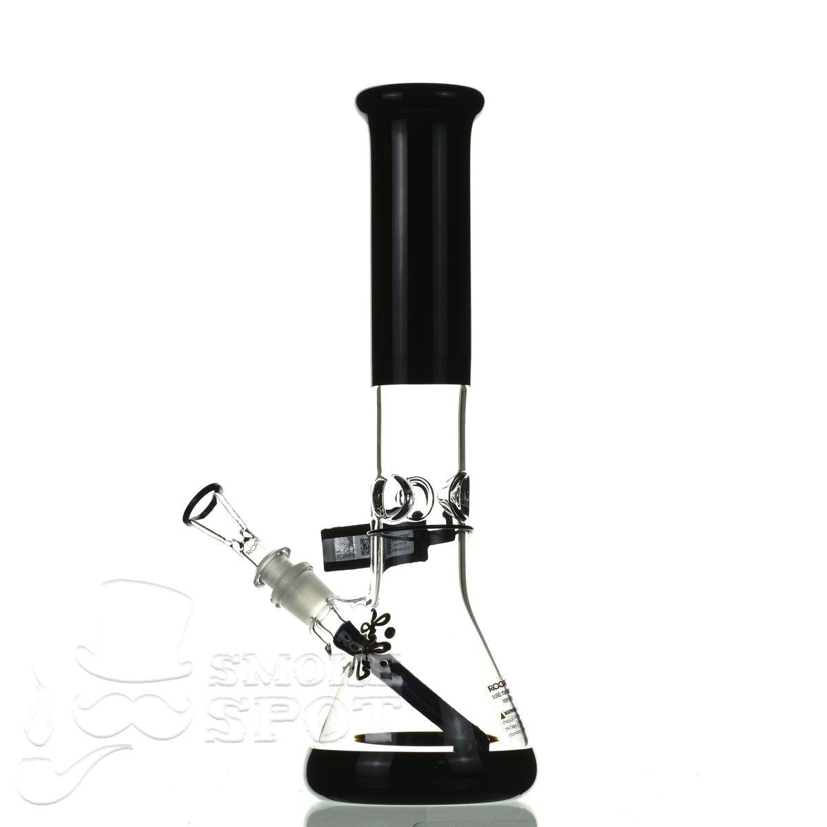 ROOR tech glass beaker 14 inch 50x5 black - Smoke Spot Smoke Shop