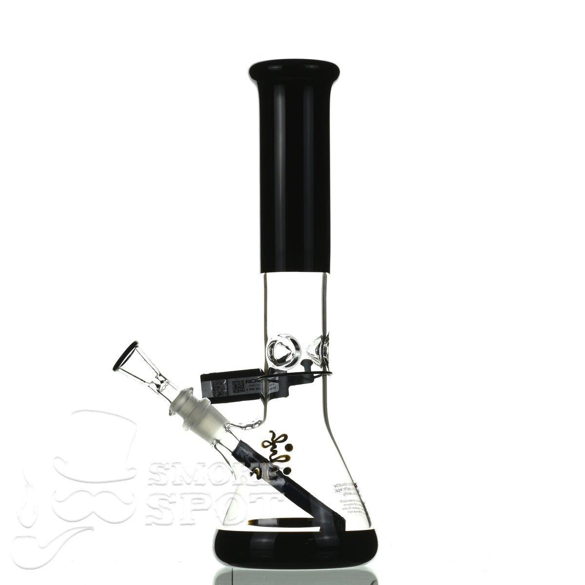 ROOR tech glass beaker 14 inch 50x5 black - Smoke Spot Smoke Shop