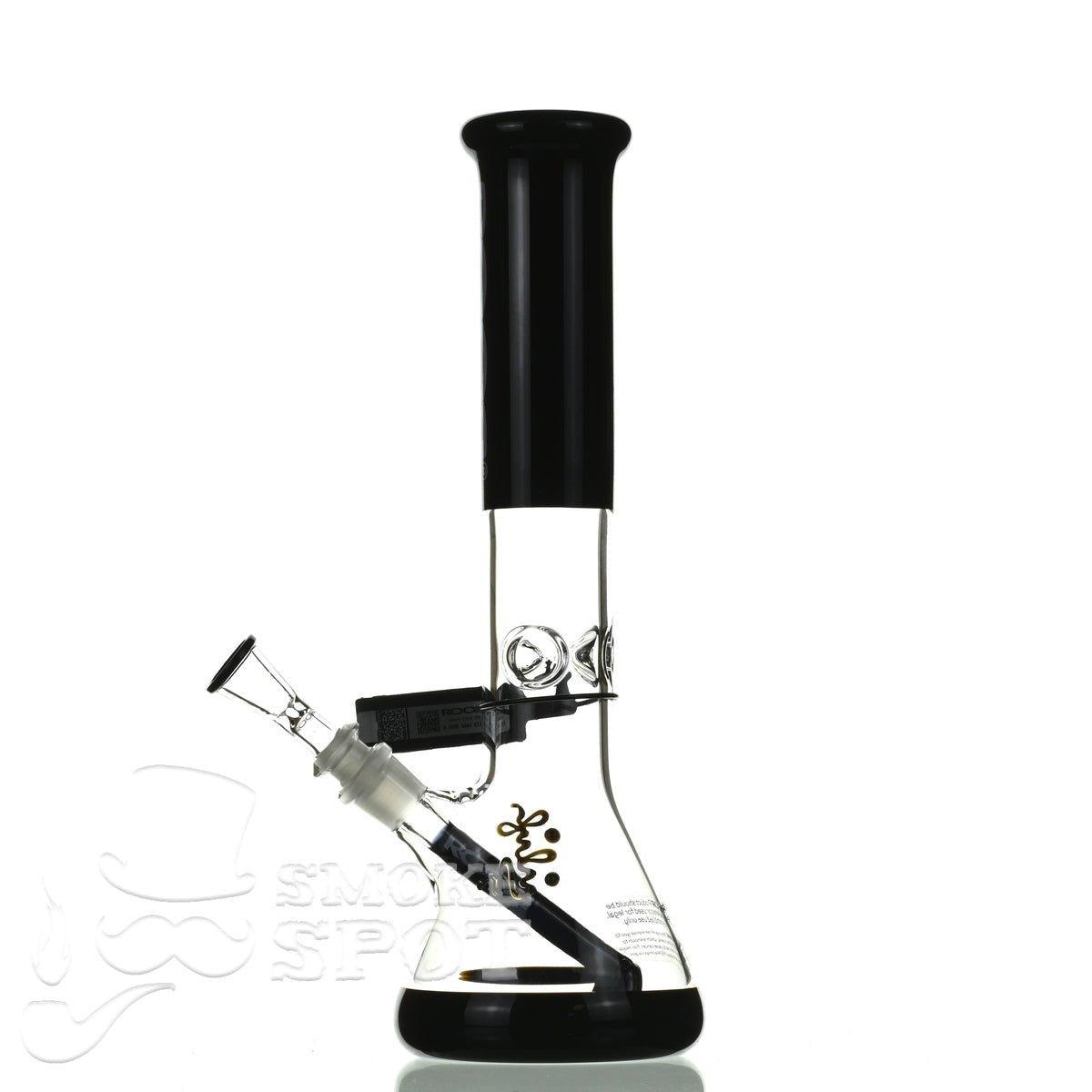 ROOR tech glass beaker 14 inch 50x5 black - Smoke Spot Smoke Shop
