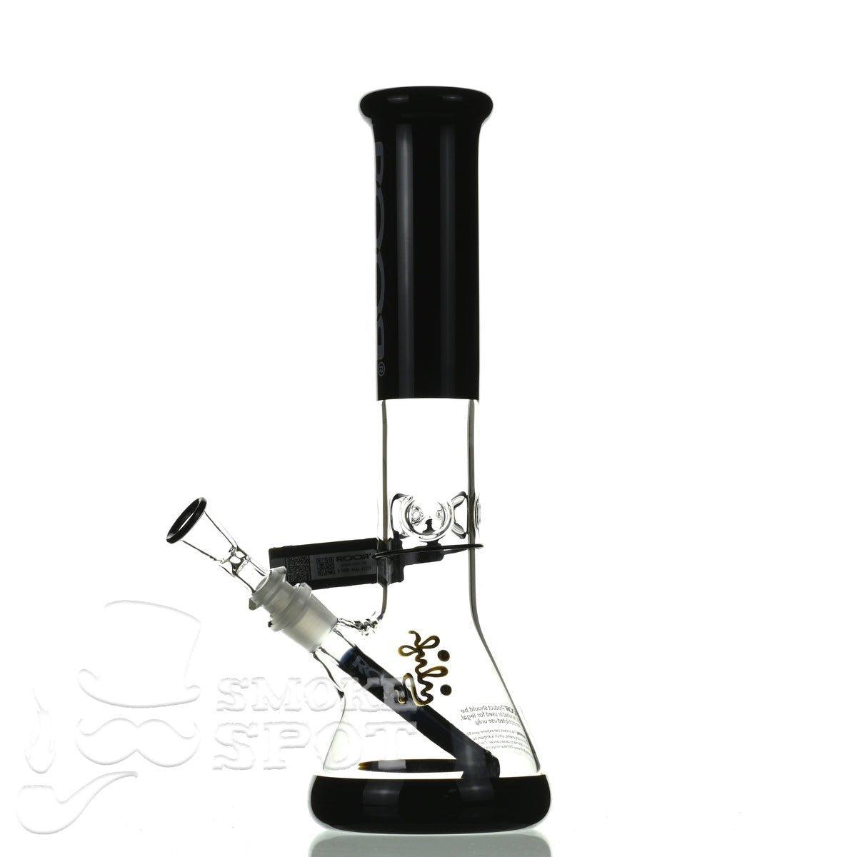 ROOR tech glass beaker 14 inch 50x5 black - Smoke Spot Smoke Shop