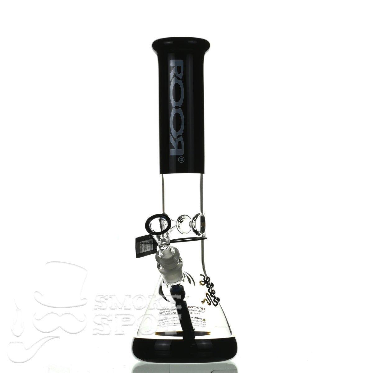 ROOR tech glass beaker 14 inch 50x5 black - Smoke Spot Smoke Shop