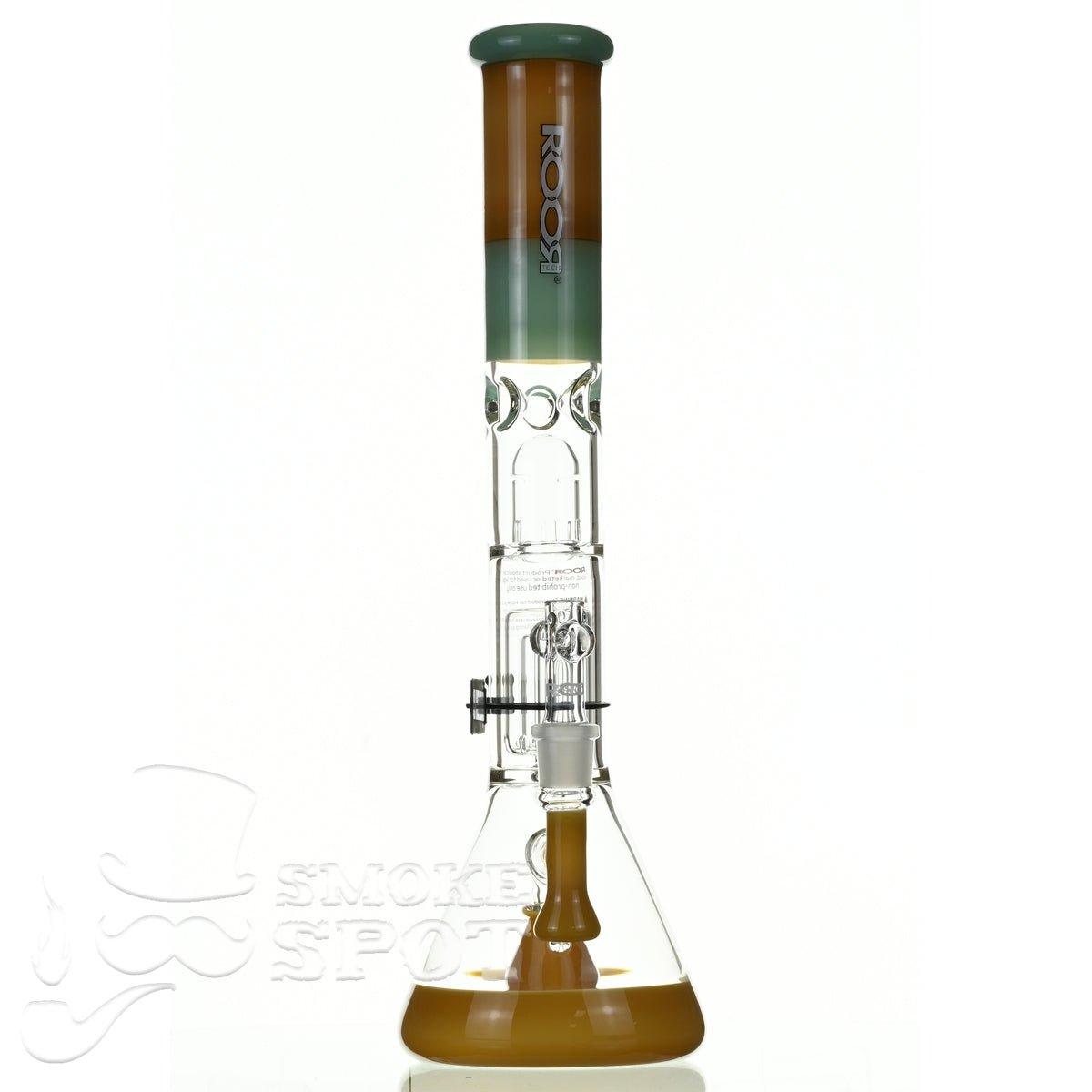 ROOR tech glass beaker 18 inch 50 x 5 barrel perc tangie mint - Smoke Spot Smoke Shop