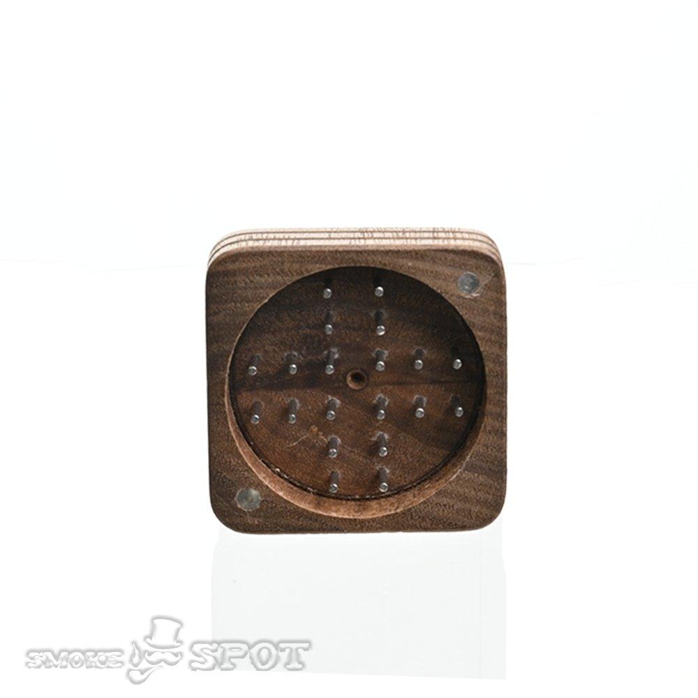 Ryot Slim Grinder top view showing steel teeth - Smoke Spot Smoke Shop