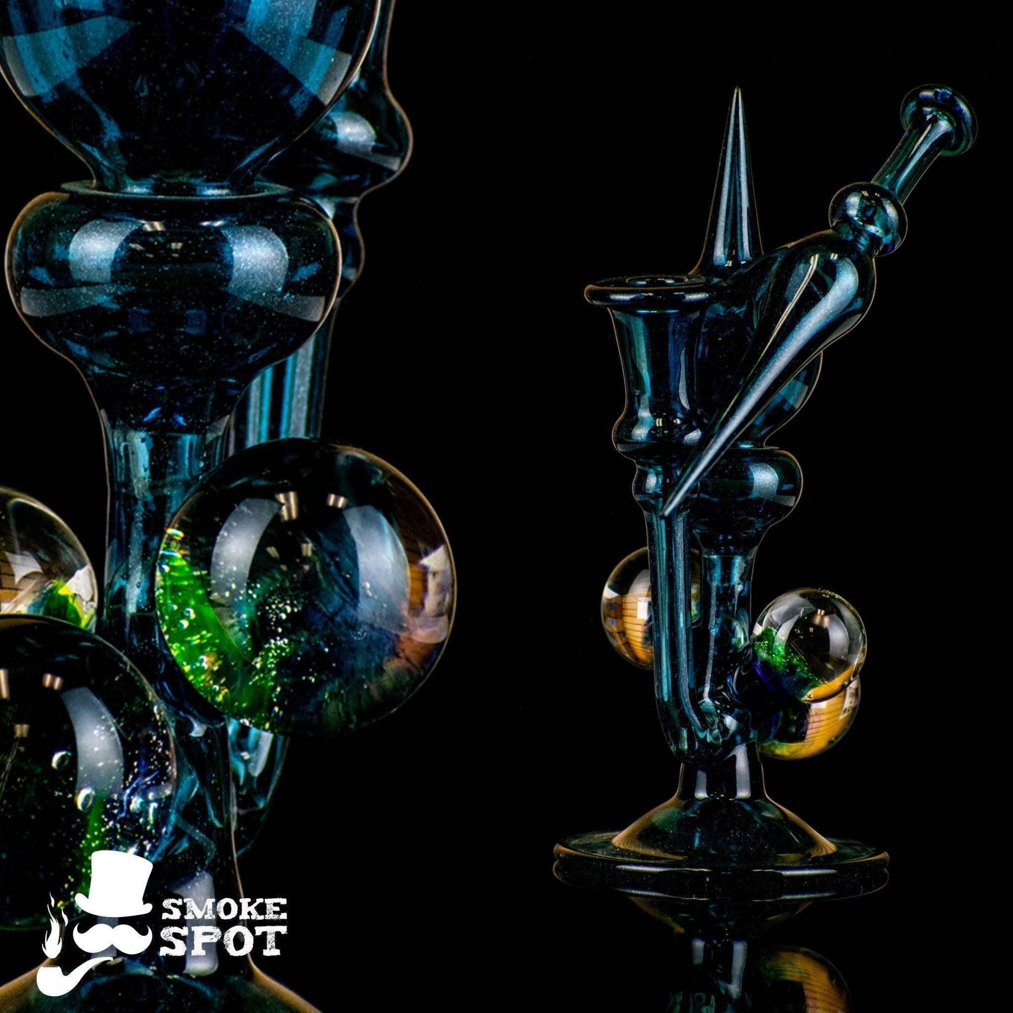 Scomomoanet Blue with blue emblume Fade Archishop 2 of 4 - Smoke Spot Smoke Shop