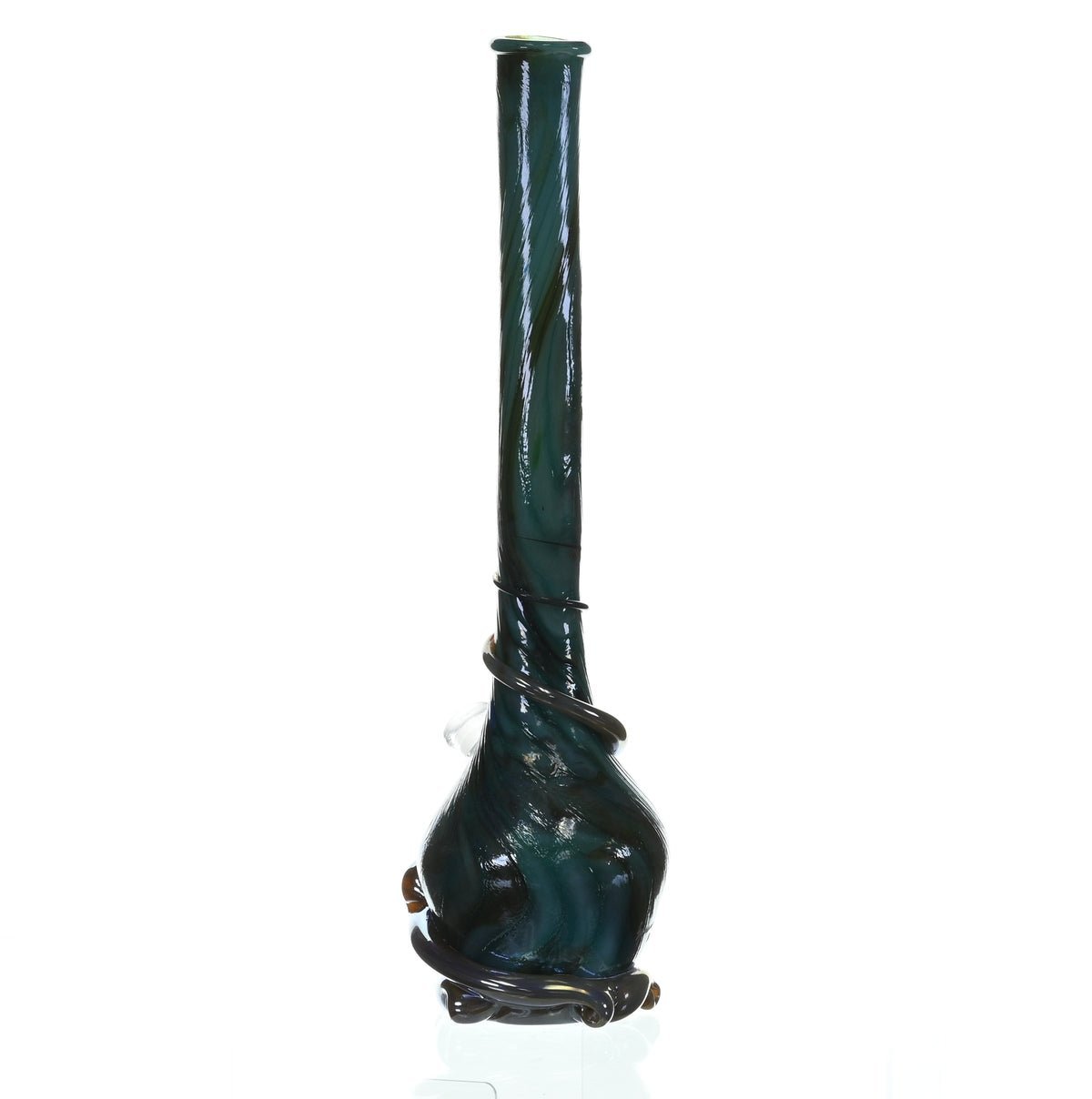 SPECIAL K GLASS Soft Glass 2XL Cookie Handle Waterpipe #217 artistic design detail