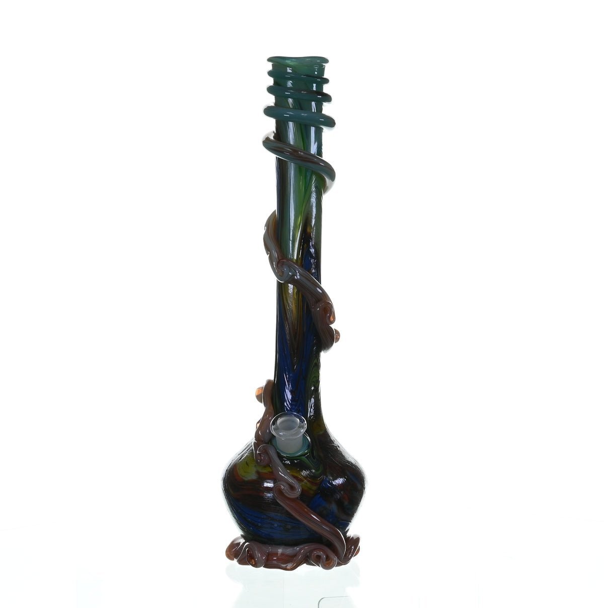 SPECIAL K GLASS Soft Glass 2XL Cookie Handle Waterpipe #218 - Premium Affordable Glass Art