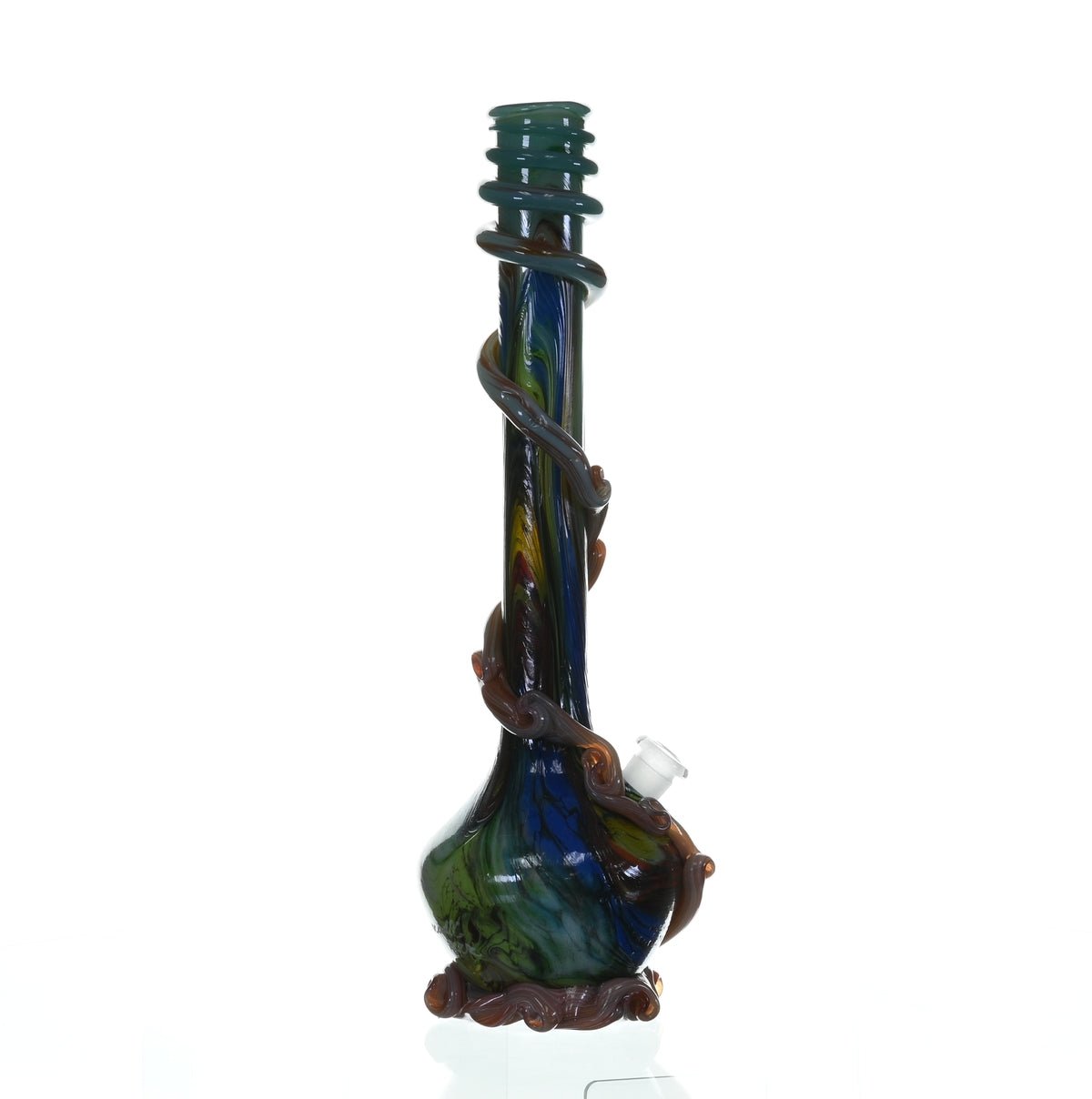 SPECIAL K GLASS Soft Glass 2XL Cookie Handle Waterpipe #218 detail shot