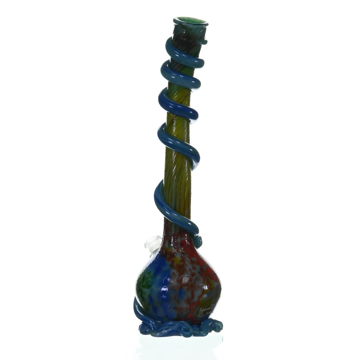 Elegant design details of SPECIAL K GLASS Soft Glass 2XL Cookie Handle waterpipe