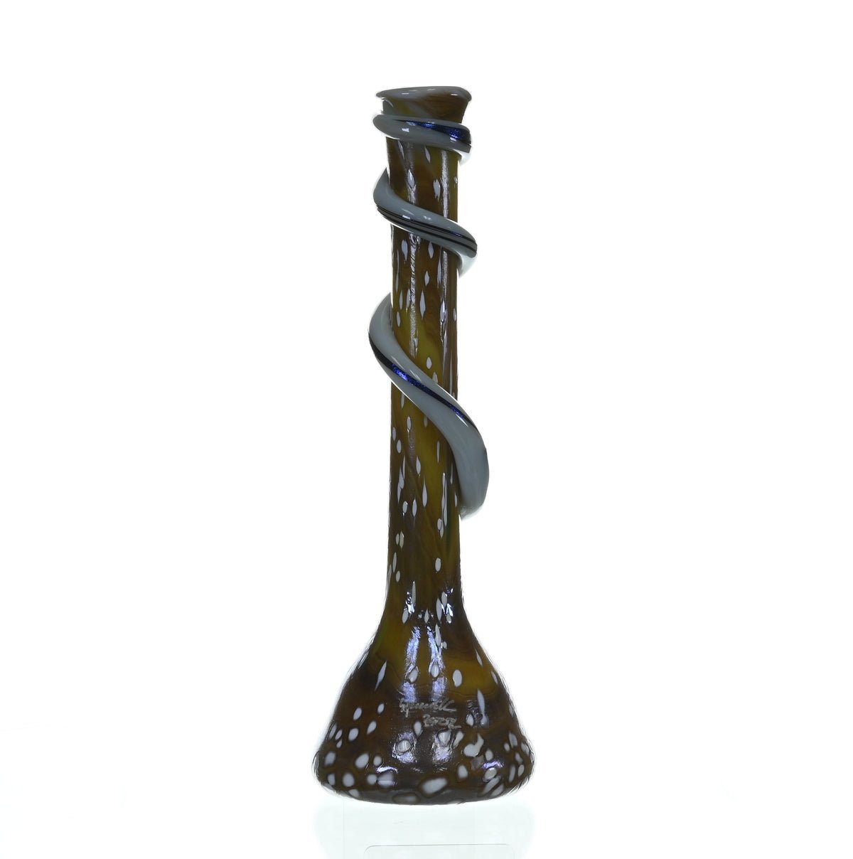 Premium soft glass craftsmanship on SPECIAL K GLASS 2XL Cookie Handle Waterpipe