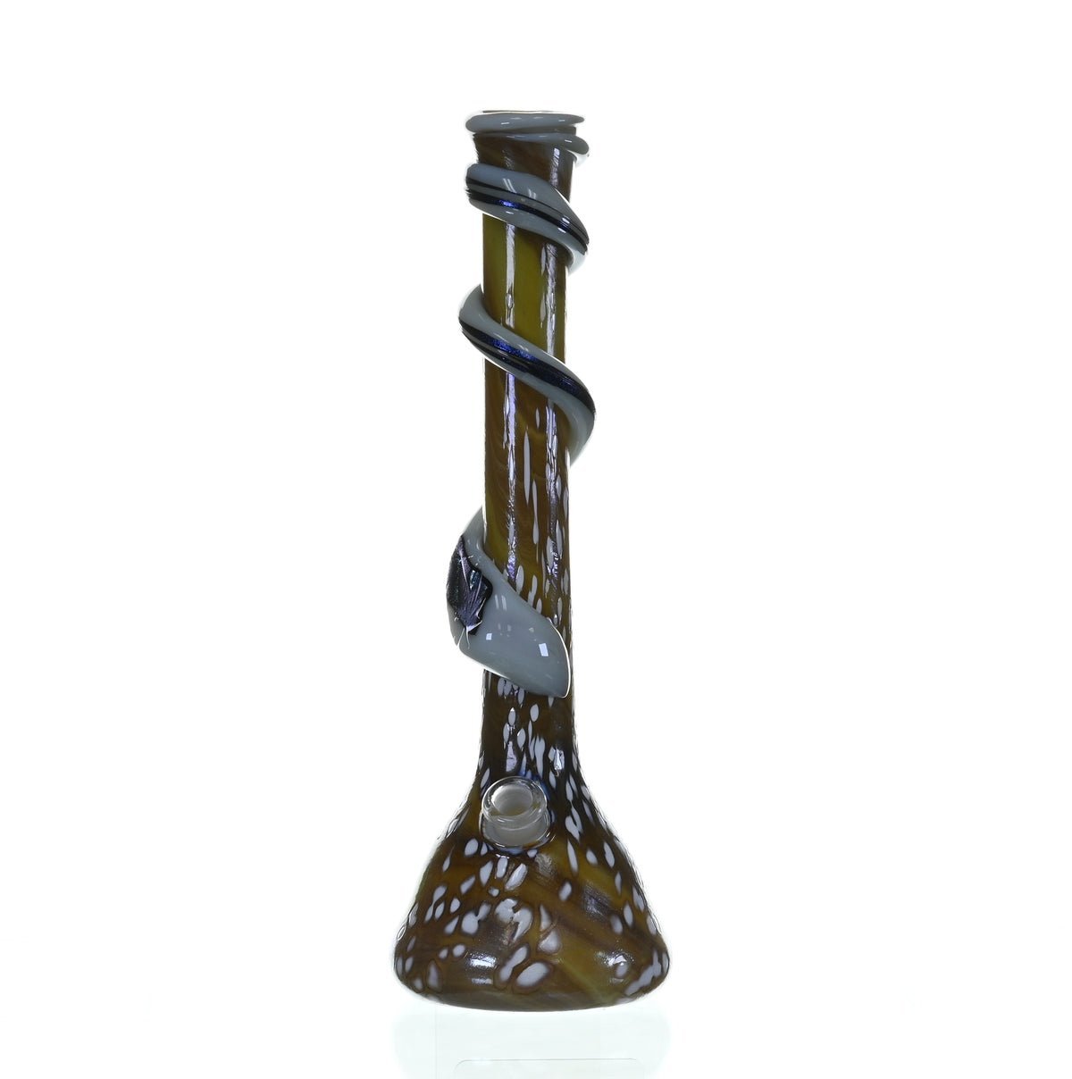 SPECIAL K GLASS Soft Glass 2XL Cookie Handle Waterpipe - Premium Glass Art Piece