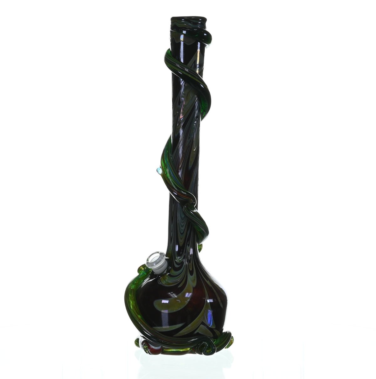 SPECIAL K GLASS Soft Glass 2XL Cookie Handle Waterpipe Side View - Art Glass