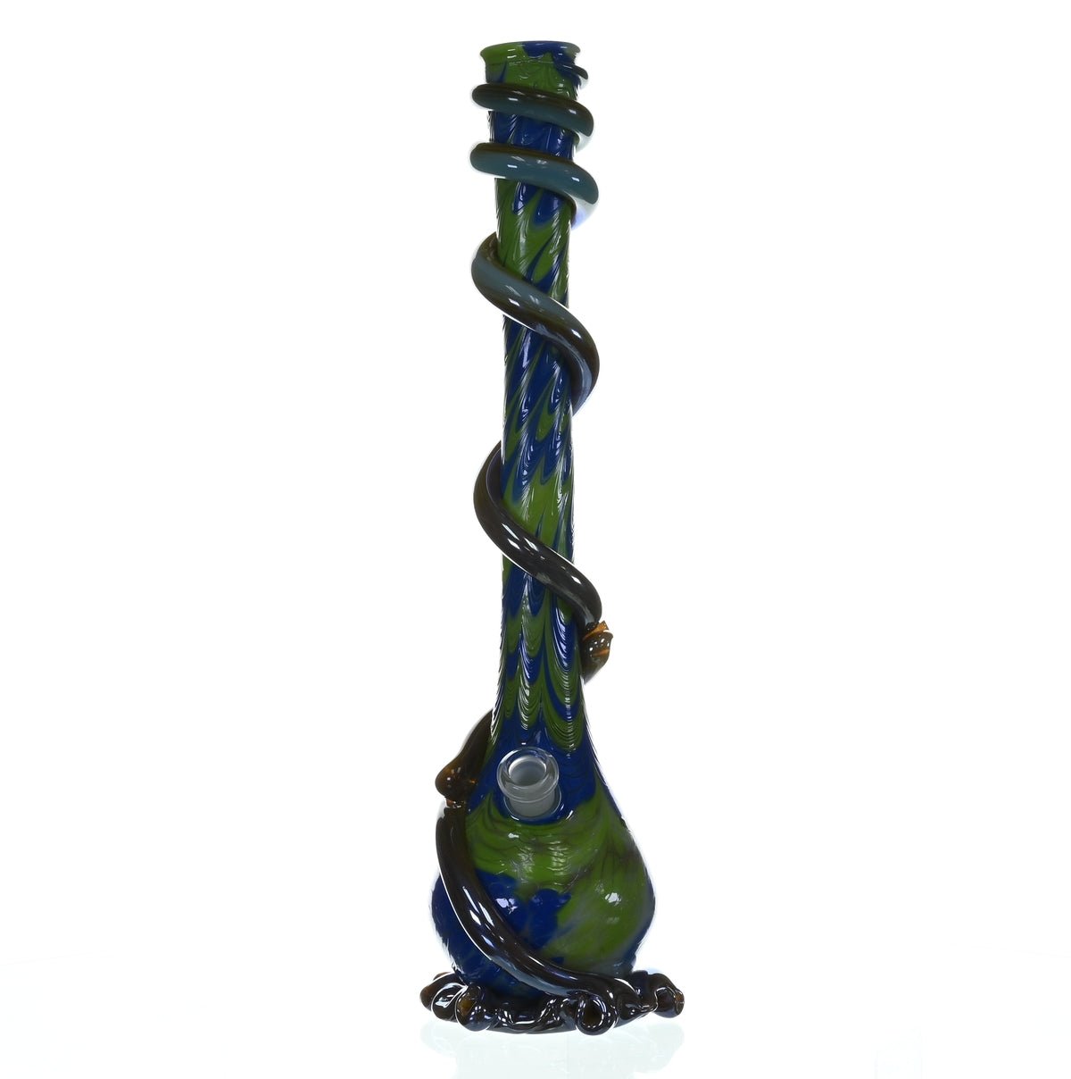 SPECIAL K GLASS Soft Glass 2XL Cookie Handle Waterpipe #222 - Premium Glass Art Waterpipe