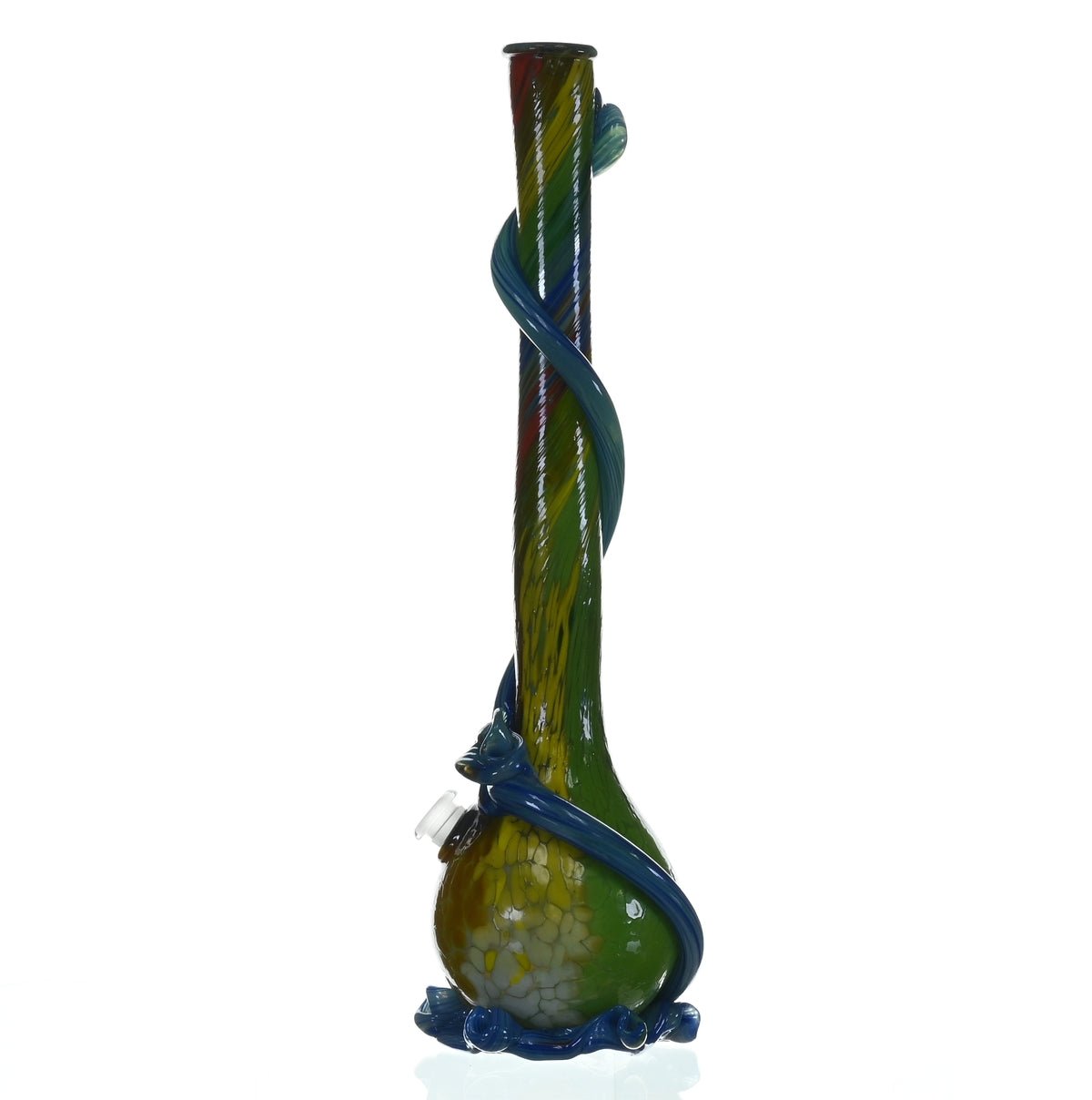 SPECIAL K GLASS Soft Glass 2XL Cookie Handle Waterpipe #223 Close-up - Specialty Glass