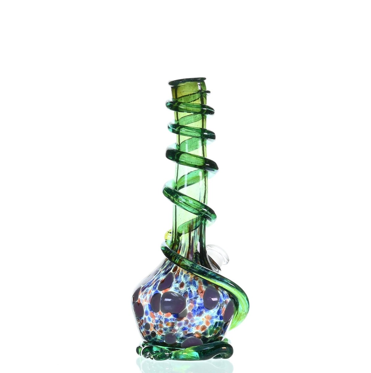 SPECIAL K GLASS Soft Glass Cookie Handle #166 Premium Waterpipe Closeup - Smoke Spot