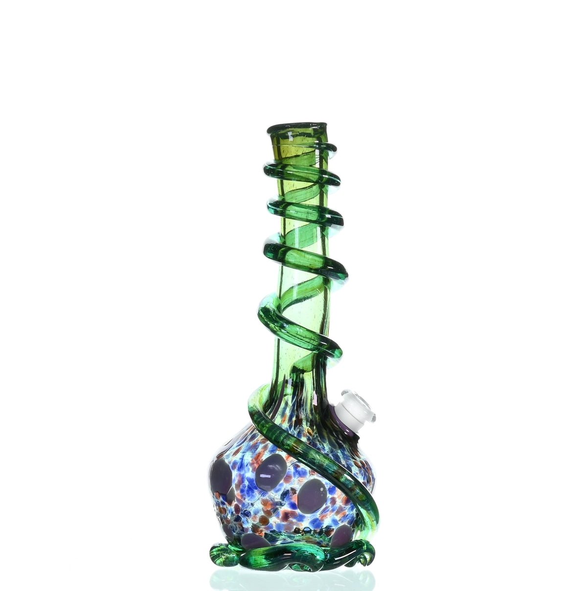 SPECIAL K GLASS Soft Glass Cookie Handle #166 Waterpipe Artistic Design - Smoke Spot