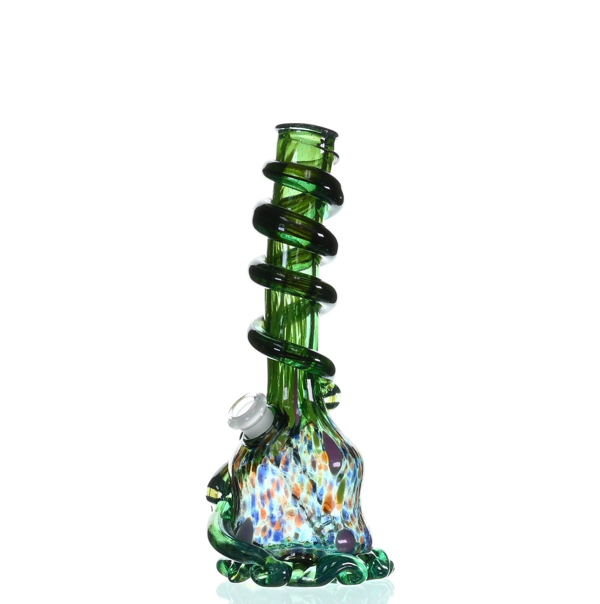 SPECIAL K GLASS Soft Glass Cookie Handle #167 detailed view of glass art waterpipe