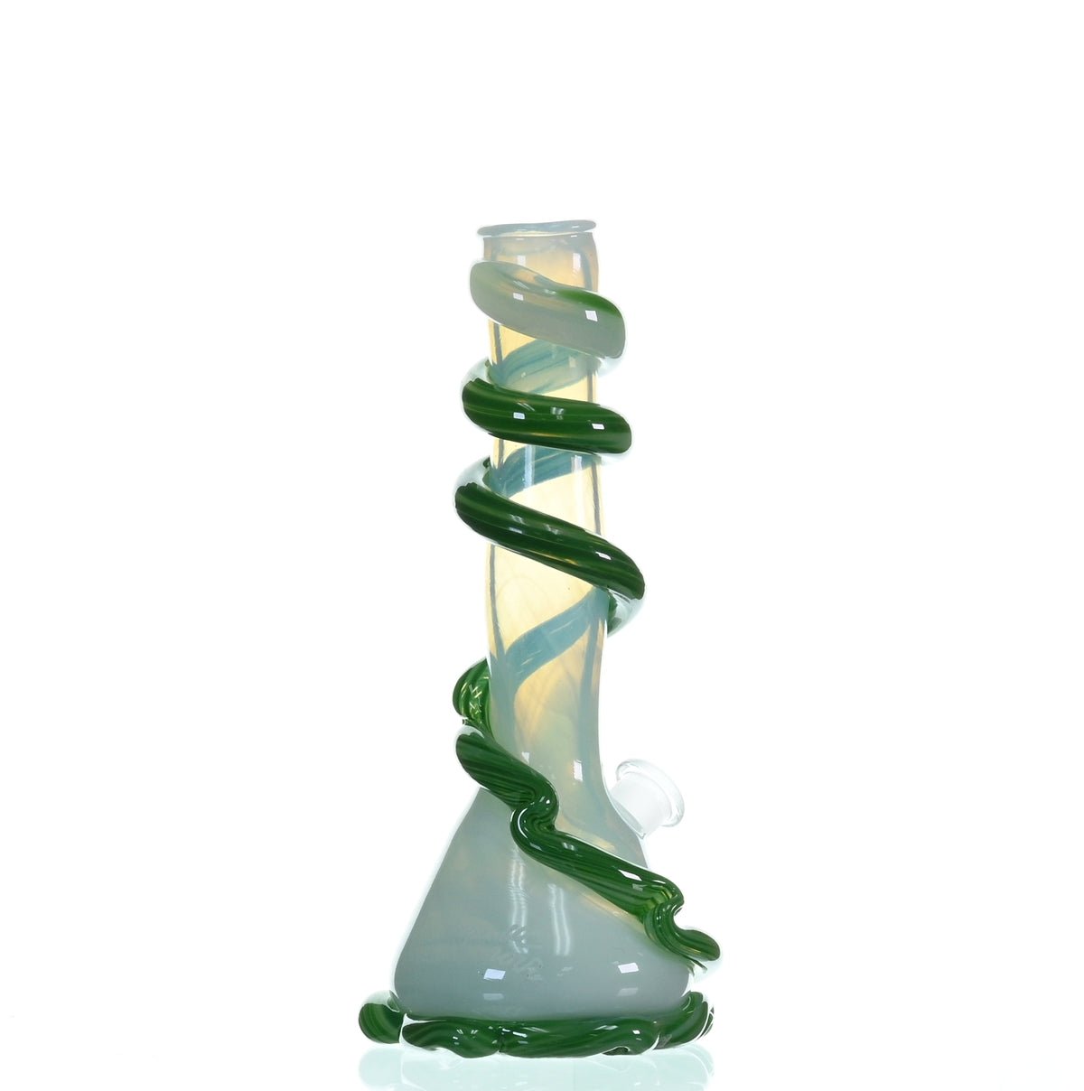 Premium soft glass waterpipe SPECIAL K GLASS Cookie Handle #168