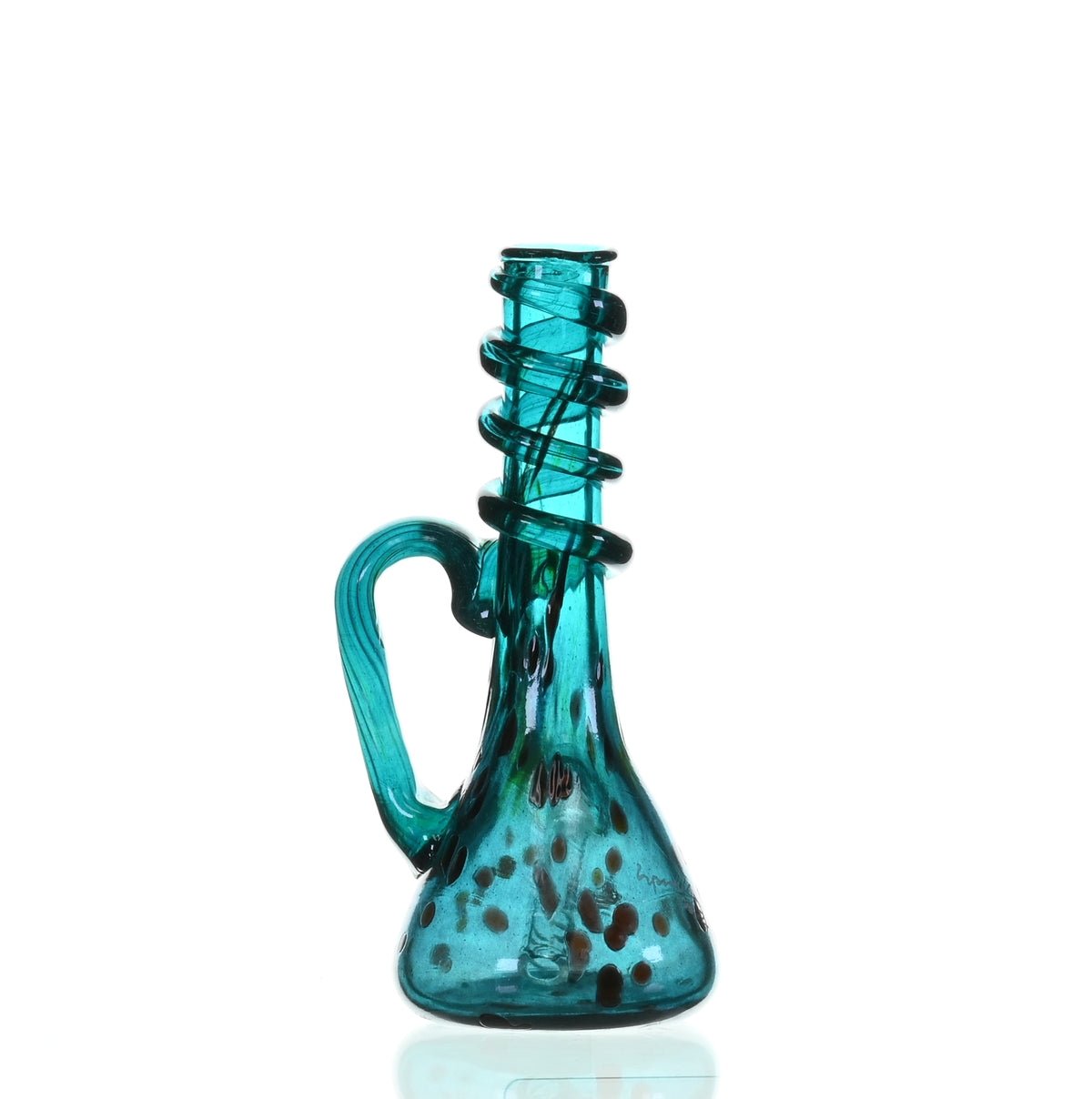 Premium soft glass waterpipe SPECIAL K GLASS Cookie Handle #183 with smooth airflow design