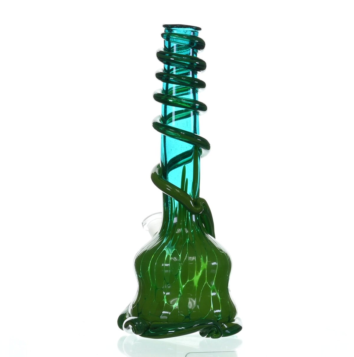 SPECIAL K GLASS Soft Glass Large Cookie Handle #188 waterpipe base detail