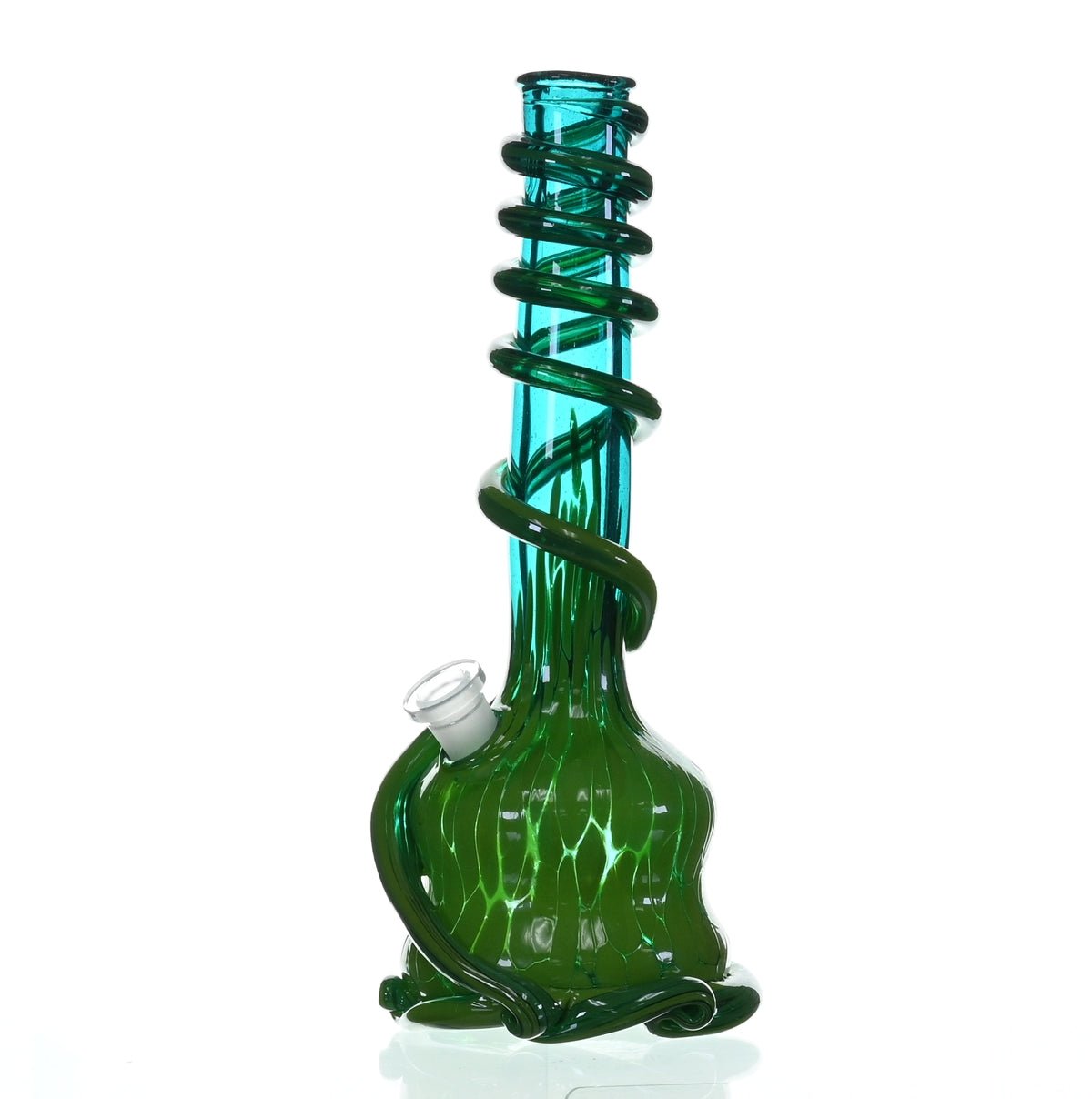 Side view of SPECIAL K GLASS Soft Glass Large Cookie Handle #188 waterpipe