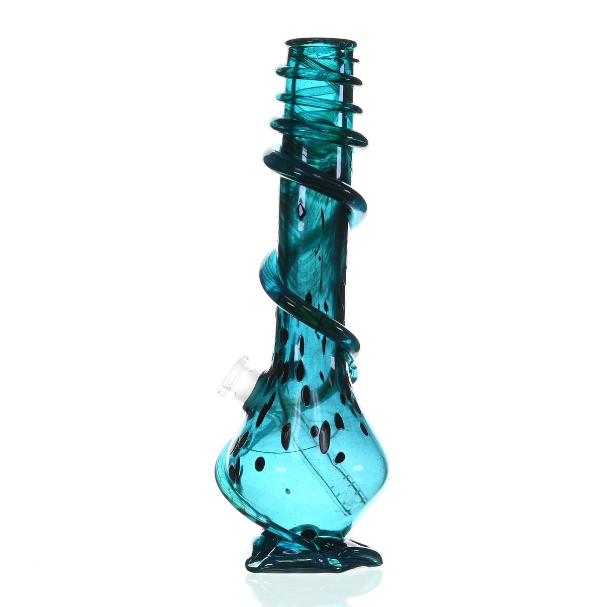 SPECIAL K GLASS Soft Glass Large Cookie Handle #189 Close-up Detail - American Glass Art