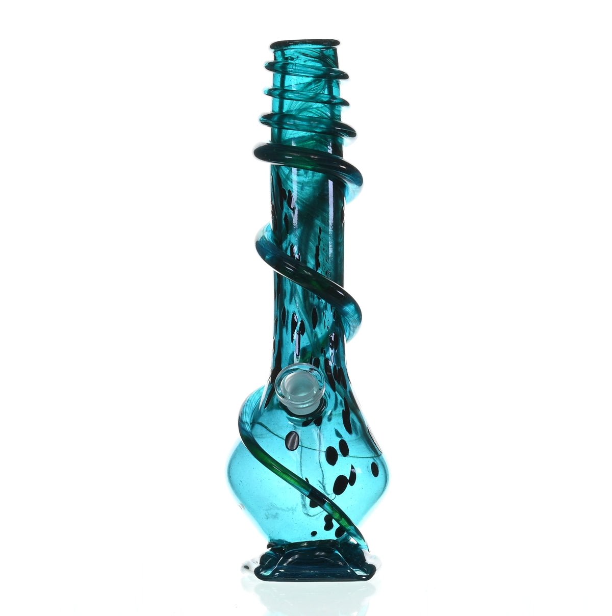 SPECIAL K GLASS Soft Glass Large Cookie Handle #189 American Glass Waterpipe - Smoke Spot Glass
