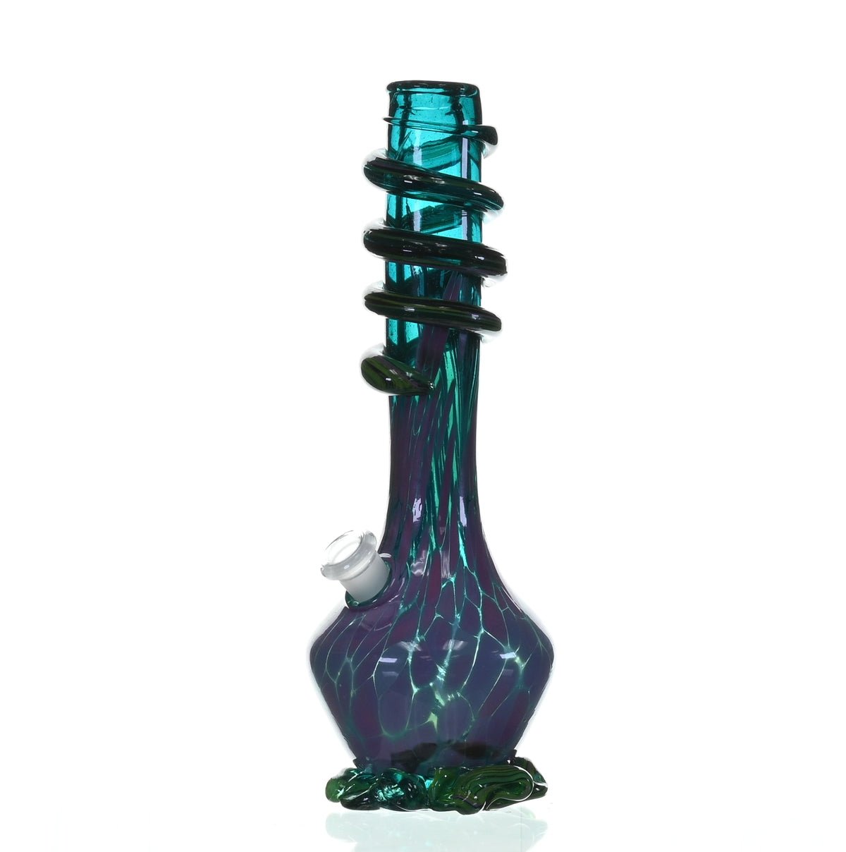 Side view of SPECIAL K GLASS Soft Glass Large Cookie Handle #194 waterpipe